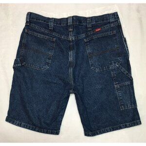 Wrangler Carpenter Denim Jean Shorts Men's Baggy Work Skater HipHop 38 x 10.75